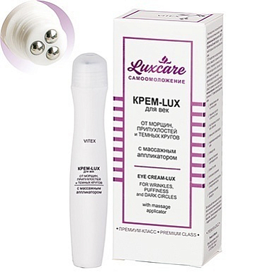 Крем для век Belita LUX CARE-КРЕМ-LUX для ВЕК от морщин,с массаж.аппликатором - фото 1