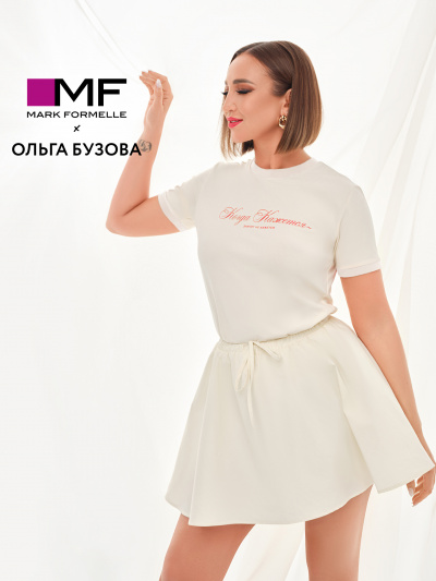 Футболка Mark Formelle 112936/24-33056П-5 сл.масло_печать_1_сл_на_пол - фото 1