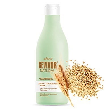 Шампунь Belita Revivor Natural-Шампунь для восстановления волос с маслом зародышей пш - фото 1