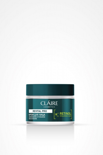  Claire Cosmetics REVITAL PRO Крем для лица обновление и глубокое увлажнение - фото 1