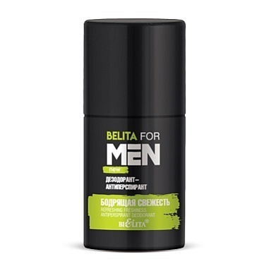 Антиперспирант Belita Белита for Men-Дезодорант-антиперспирант "Бодрящая свежесть" - фото 1