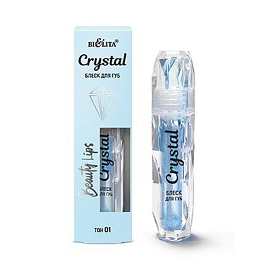 Блеск для губ Belita Блеск для губ Crystal, тон 01 (1,Beauty Lips) - фото 1