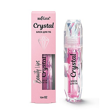 Блеск для губ Belita Блеск для губ Crystal, тон 02 (1,Beauty Lips) - фото 1