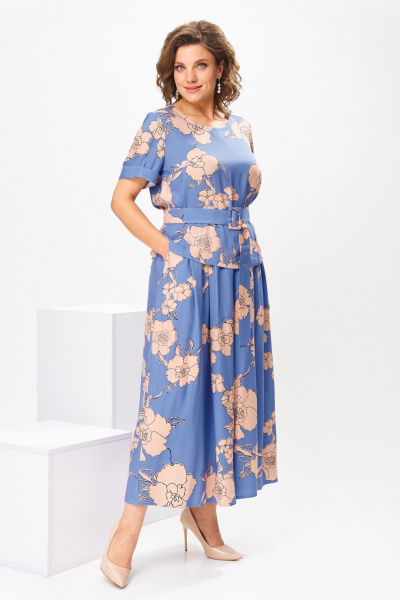 Блуза, брюки Romanovich Style 2-2704 голубой - фото 10