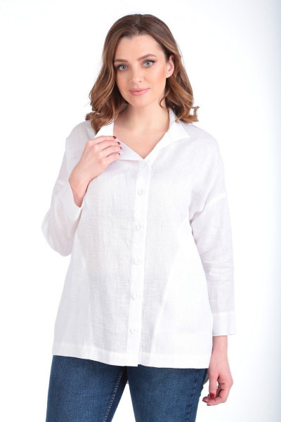 Блуза MALI 620-060 белый - фото 4
