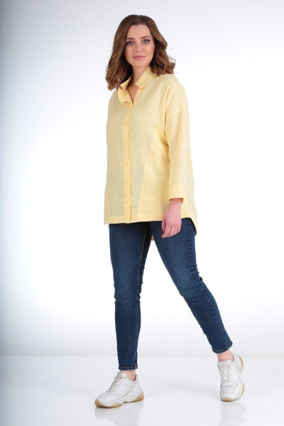 Блуза MALI 620-060 бледно-желтый - фото 2
