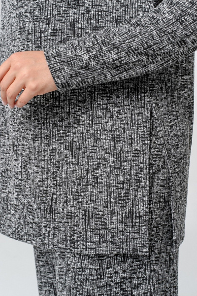 Джемпер La rouge 3311 серый меланж - фото 7