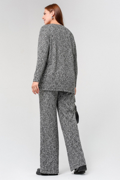 Джемпер La rouge 3311 серый меланж - фото 4