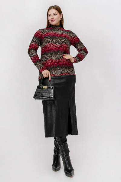 Джемпер La rouge 3898 кофе набивной - фото 10