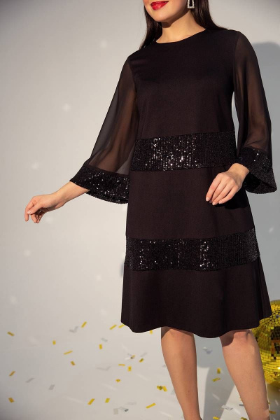 Платье Daloria 1695 черный - фото 2