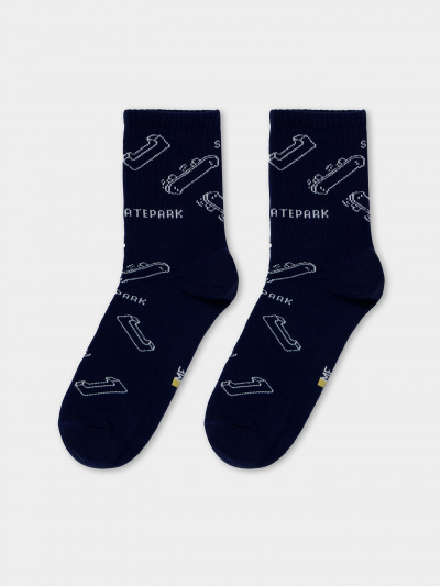 Носки Mark Formelle 444K-2709/B4-24444K т.синий_рис.2709 - фото 2