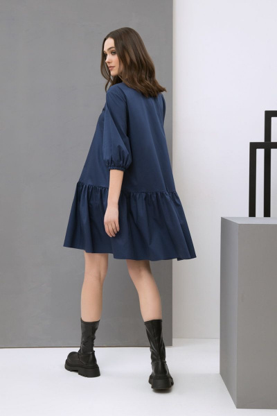 Платье LaVeLa L10217 синий - фото 3