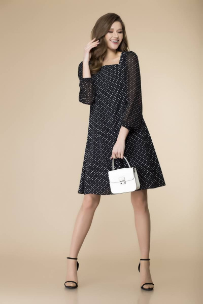 Платье Romanovich Style 1-2094 черный_принт - фото 1