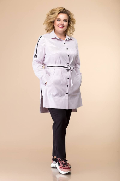 Блуза, брюки, джемпер Romanovich Style 3-2051 розовый/черный - фото 2
