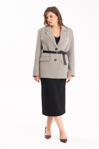 Жакет, юбка KaVari plus size 8051 - фото 2