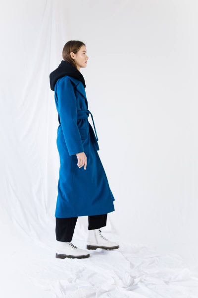 Пальто TSURAN COATBK1 синий - фото 5