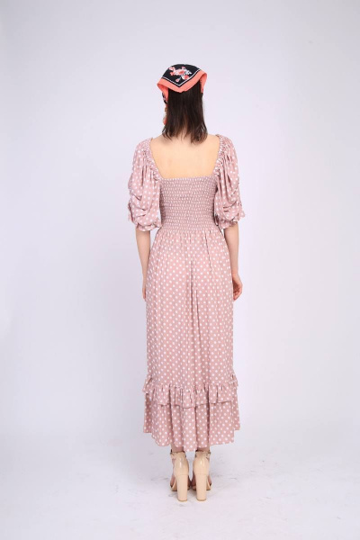 Платье TSURAN DRESS-ROMANTIKA пудровый - фото 3