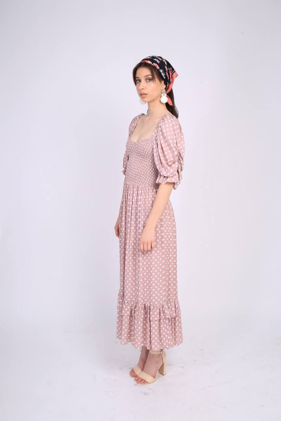Платье TSURAN DRESS-ROMANTIKA пудровый - фото 5