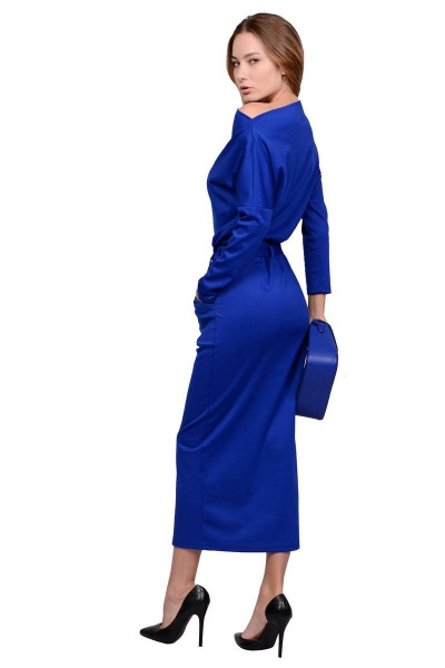 Платье PATRICIA by La Cafe NY14800-1 синий - фото 2