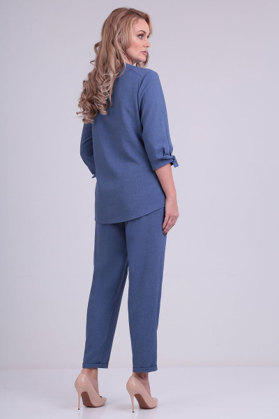 Блуза, брюки ELGA 12-695 синий - фото 2