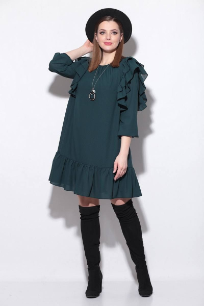Платье Koketka i K 824 зеленый - фото 1