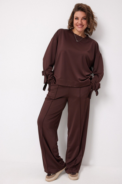 Брюки, свитшот BegiModa 3098 мокко - фото 5