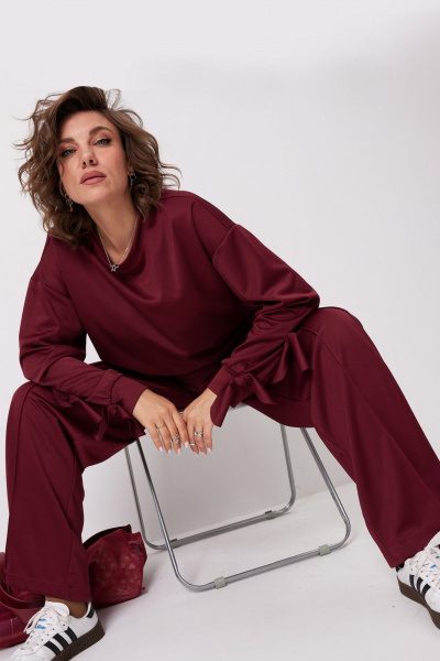 Свитшот BegiModa 4139 вишня - фото 9