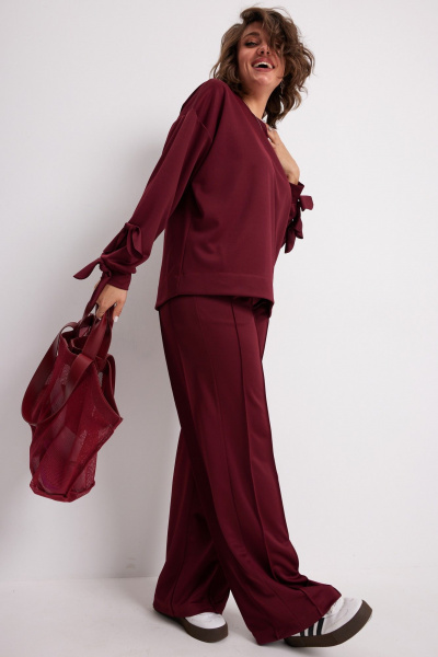 Свитшот BegiModa 4139 вишня - фото 7