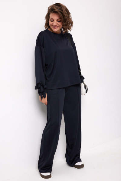 Свитшот BegiModa 4139 индиго - фото 7