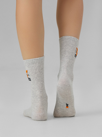 Носки Mark Formelle 217K-2670/23217K-1 св.серый_меланж_рис.2670 - фото 3