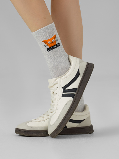 Носки Mark Formelle 217K-2670/23217K-1 св.серый_меланж_рис.2670 - фото 4