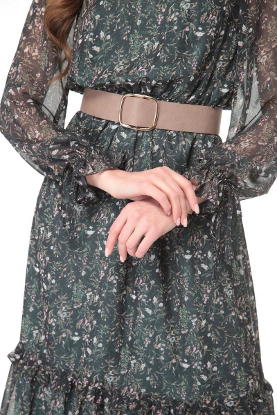 Платье Karina deLux В-377 зеленый - фото 7