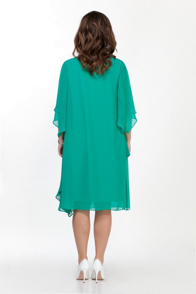 Платье TEZA 722 зеленый - фото 2