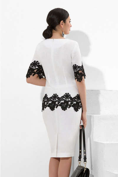 Блуза, юбка Lissana 4267 белый+черный - фото 5