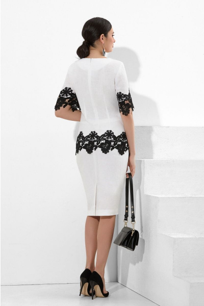 Блуза, юбка Lissana 4267 белый+черный - фото 4
