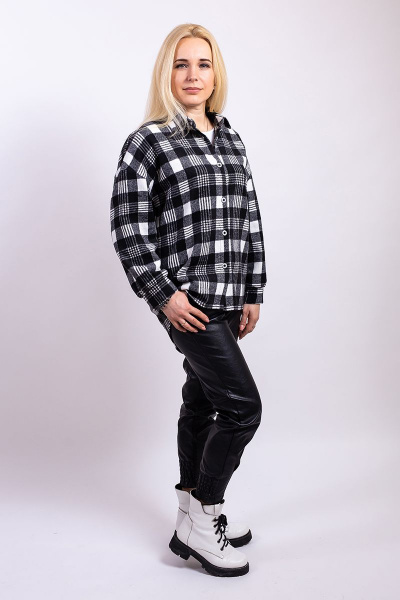 Рубашка Пинск-Стиль 3953 черный - фото 3
