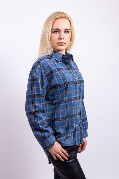 Рубашка Пинск-Стиль 3953 синий - фото 5