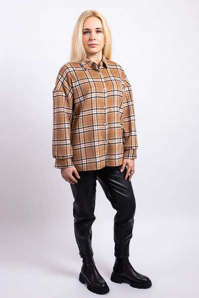 Рубашка Пинск-Стиль 3953 коричневый - фото 2