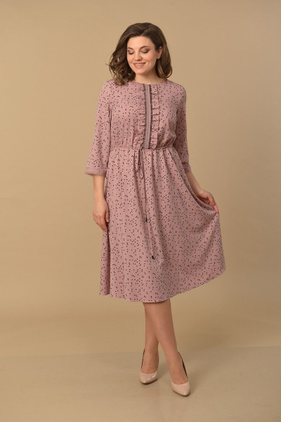 Платье Lady Style Classic 1952/2 розовый - фото 1