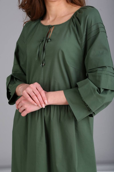 Платье TVIN 8114-1 зеленый - фото 7