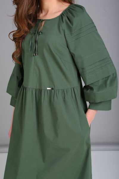 Платье TVIN 8114-1 зеленый - фото 6