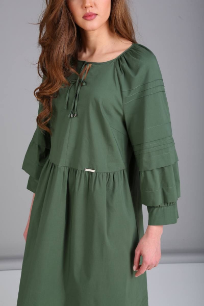 Платье TVIN 8114-1 зеленый - фото 5
