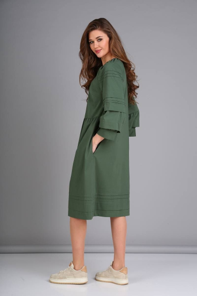 Платье TVIN 8114-1 зеленый - фото 3