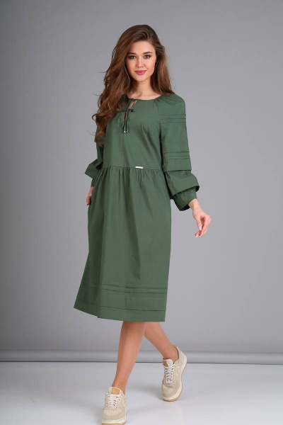 Платье TVIN 8114-1 зеленый - фото 1