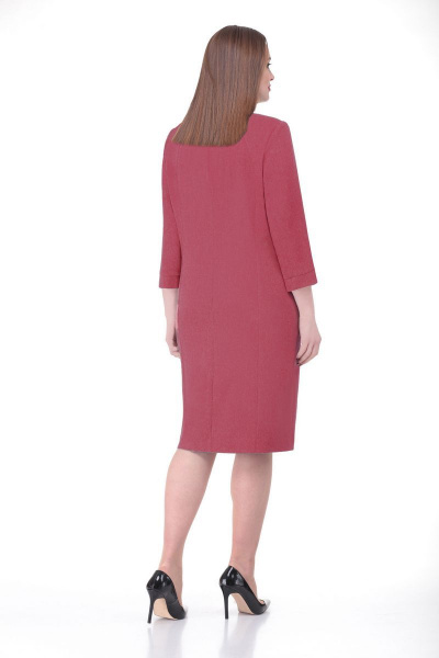 Платье VOLNA 1179 кораллово-розовый - фото 3