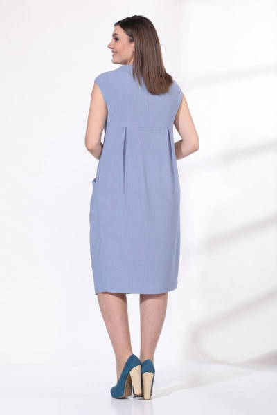 Платье Viola Style 0962 голубой - фото 3