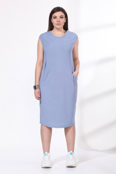 Платье Viola Style 0962 голубой - фото 1