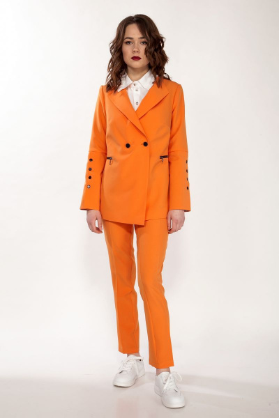 Блуза, брюки, жакет ICCI С2009 апельсин - фото 1
