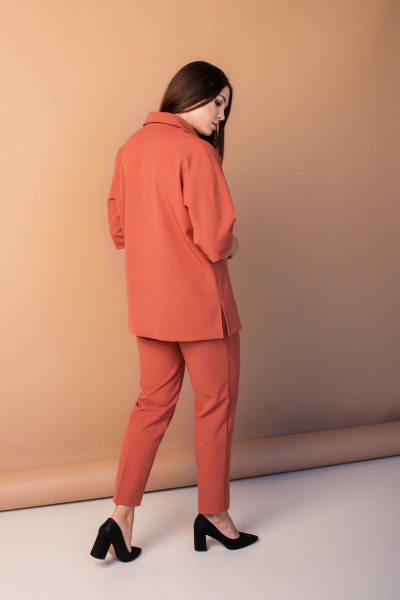 Блуза, брюки Angelina 639 оранжевый - фото 4