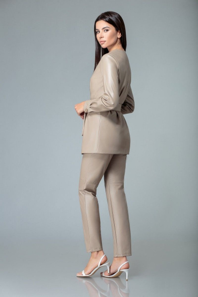 Блуза, брюки Арита-Denissa 1337 капучино - фото 2